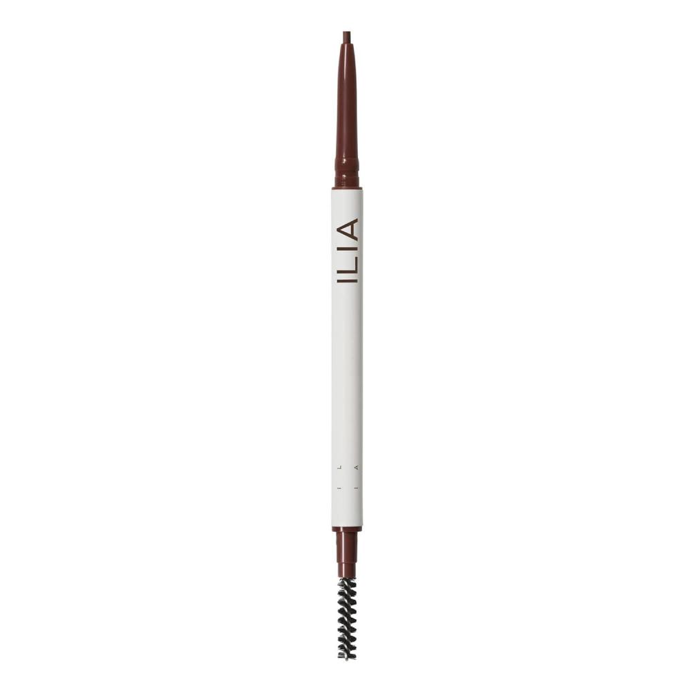 imageILIA  In Full MicroTip Brow Pencil with Spoolie  Buildable Pigment FadeResistant  Safe for Sensitive Eyes Fragrance  SiliconeFree  NonToxic Vegan CrueltyFree Clean Makeup AuburnAuburn Brown