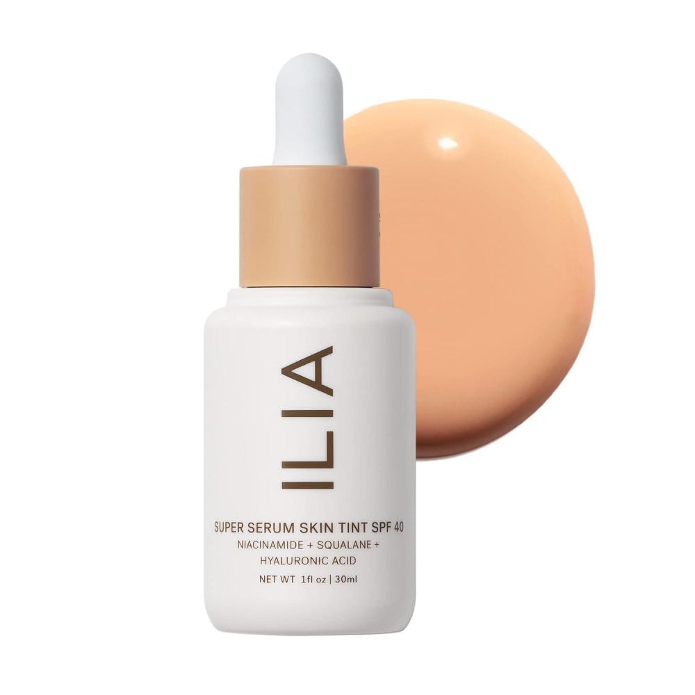 imageILIA  Super Serum Skin Tint SPF 40  NonComedogenic Vegan LIghtweight to Help Against Blue Light  Pollution while Hydrating Smoothing  Refining Kamari ST13 1 fl oz  30 mlST065 Kai LightMedium  Cool Undertones