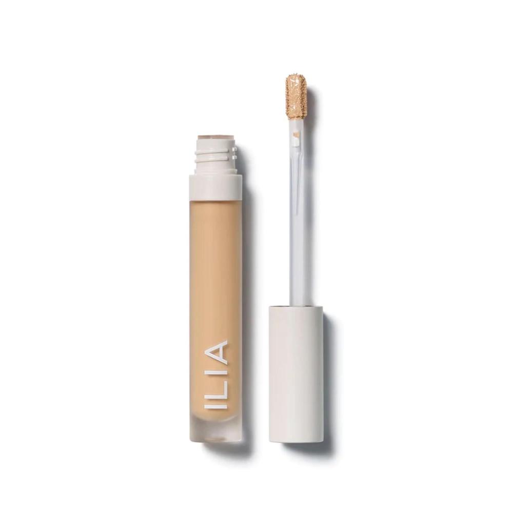 imageILIA  True Skin Serum Concealer  NonComedogenic CrueltyFree Vegan Safe For Sensitive Skin Reduces Appearance of Dark Circles  Blemishes Mallow SC25 016 oz  5 mlSC0175 Burdock