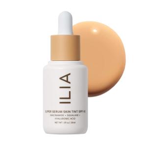 ILIA – Super Serum Skin Tint SPF 40 | Non-Comedogenic, Vegan, LIghtweight to Help Against Blue Light, + Pollution while Hydrating, Smoothing, + Refining (Kamari ST13, 1 fl oz | 30 ml)(ST08 Shela (Light-Medium  Neutral Warm Undertones))