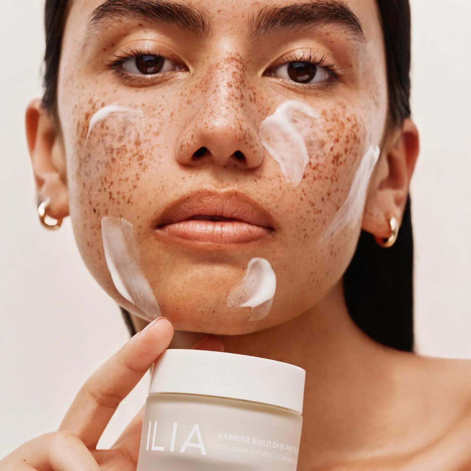 imageILIA  Barrier Build Skin Protectant Cream  Hydrate Comfort Strengthen with Colloidal Oatmeal Ceramide Complex  Algae Hydragel  Vegan NonToxic CrueltyFree 50 mL