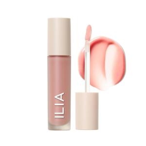 ILIA – Overglaze Hydrating Lip Gloss | Long-Wear, Non-Sticky, 24-Hour Hydration | Smooth + Plump | Vegan + Silicone-, Gluten-, Nanoparticles-Free (Clay)(Porcelain | Pale Pink Pearl)