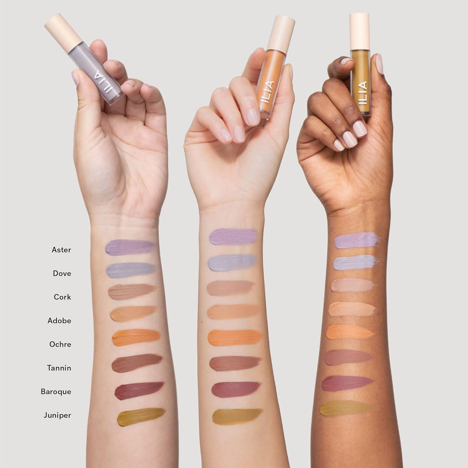 imageILIA Matte Liquid Powder Eye Tint CreamtoPowder Eyeshadow SmudgeResistant QuickDry Weightless WaterBased NonToxic Vegan CrueltyFree Clean Makeup Ochre 012 fl oz 35 mlDove Dove Gray