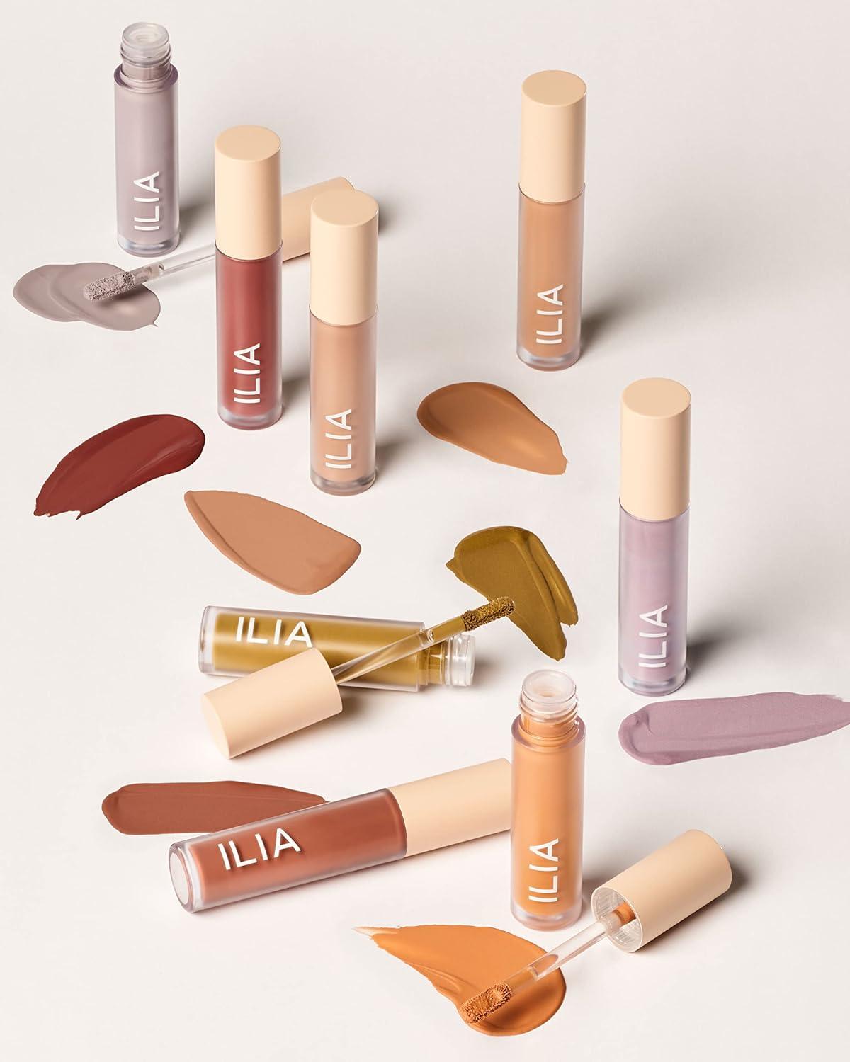imageILIA Matte Liquid Powder Eye Tint CreamtoPowder Eyeshadow SmudgeResistant QuickDry Weightless WaterBased NonToxic Vegan CrueltyFree Clean Makeup Ochre 012 fl oz 35 mlOchre Warm Terracotta