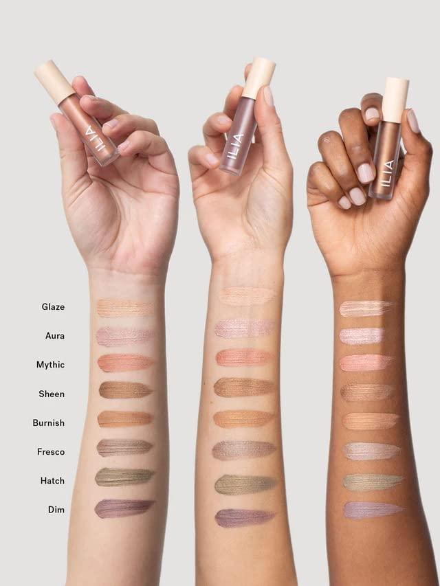 imageILIA Matte Liquid Powder Eye Tint CreamtoPowder Eyeshadow SmudgeResistant QuickDry Weightless WaterBased NonToxic Vegan CrueltyFree Clean Makeup Ochre 012 fl oz 35 mlMythic Rose Gold Pearl