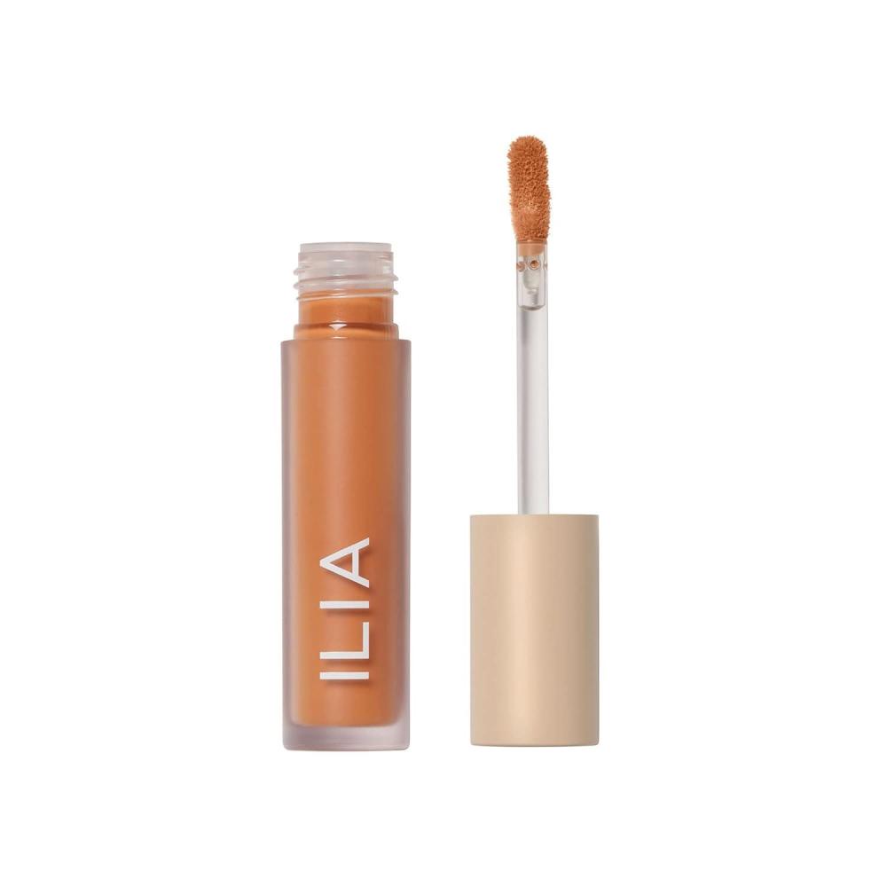 imageILIA Matte Liquid Powder Eye Tint CreamtoPowder Eyeshadow SmudgeResistant QuickDry Weightless WaterBased NonToxic Vegan CrueltyFree Clean Makeup Ochre 012 fl oz 35 mlOchre Warm Terracotta