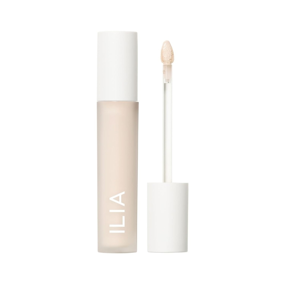 image:imageILIA Skin Blur Serum Concealer SelfSetting 12Hour Wear Medium Coverage CreaseResistant Hydrating Safe for Sensitive Skin Clean CrueltyFree amp Vegan 10N Mesh 02 fl oz 6 ml1N Twill