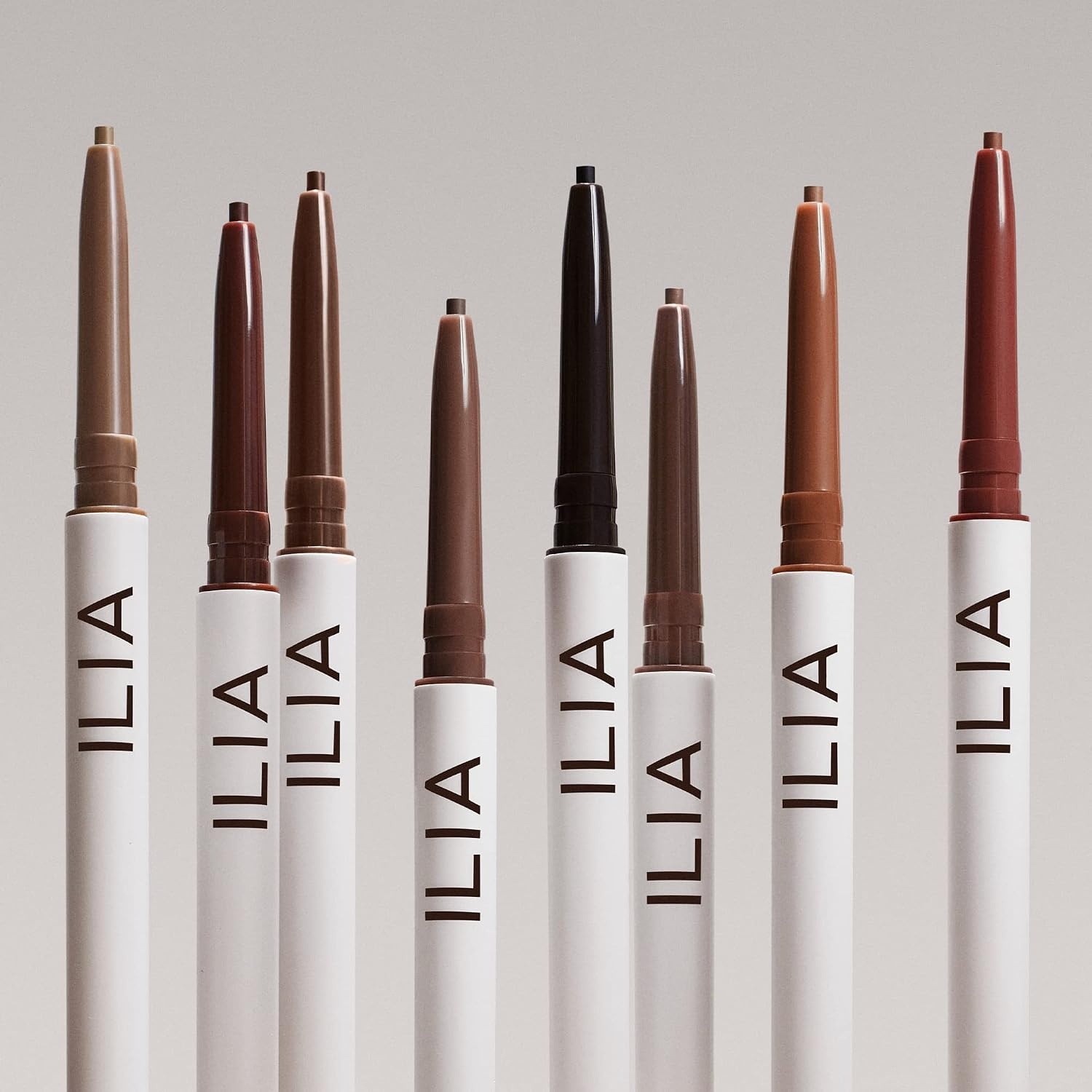 image:imageILIA In Full MicroTip Brow Pencil with Spoolie Buildable Pigment FadeResistant Safe for Sensitive Eyes Fragrance SiliconeFree NonToxic Vegan CrueltyFree Clean Makeup Soft BlackAuburn