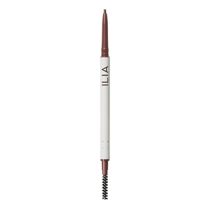 ILIA – In Full Micro-Tip Brow Pencil with Spoolie | Buildable Pigment, Fade-Resistant | Safe for Sensitive Eyes, Fragrance + Silicone-Free | Non-Toxic, Vegan, Cruelty-Free, Clean Makeup (Soft Black)(Auburn)