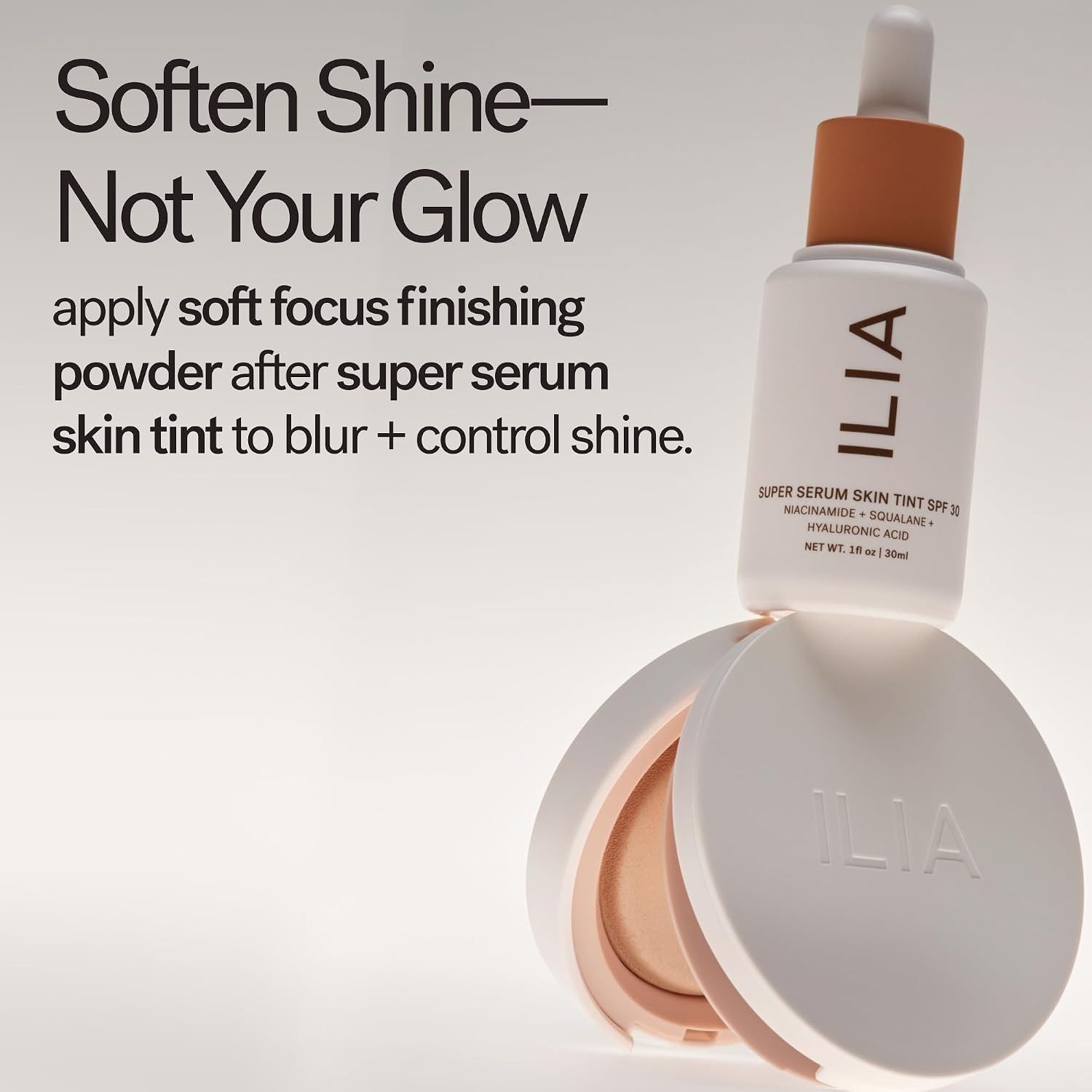 image:imageILIA Soft Focus Finishing Powder Deep Translucent Up to 12Hour Shine Control Hydration Formulated Without Talc Safe for Sensitive Skin Clean CrueltyFree amp VeganDeep Translucent For deep skin tones