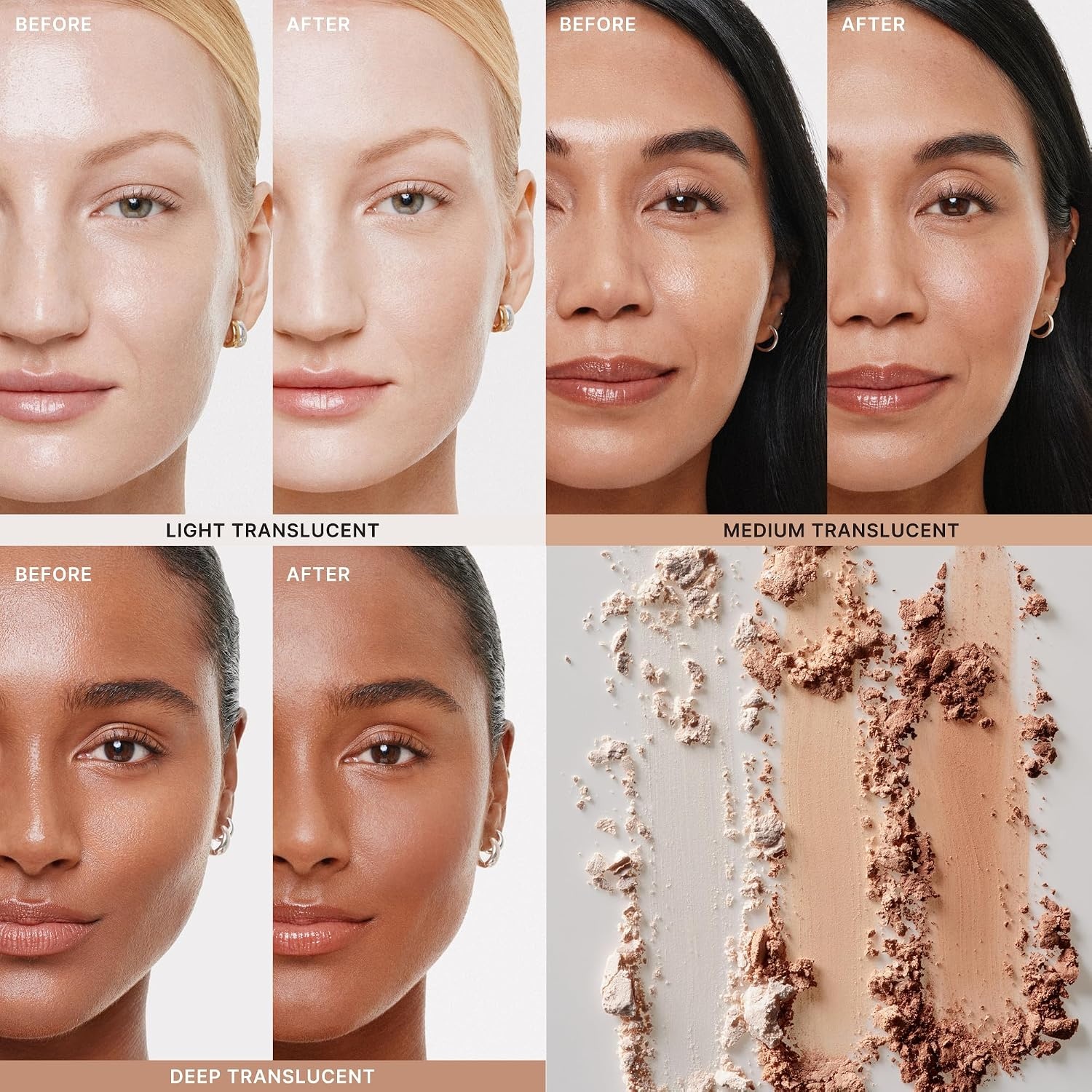 image:imageILIA Soft Focus Finishing Powder Deep Translucent Up to 12Hour Shine Control Hydration Formulated Without Talc Safe for Sensitive Skin Clean CrueltyFree amp VeganLight Translucent For light skin tones